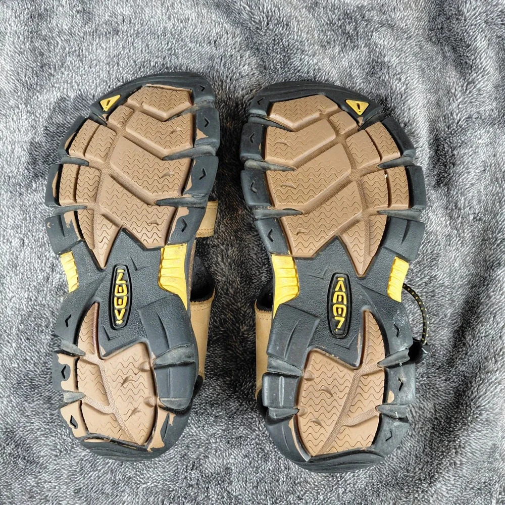 KEEN Kids Water Sandals Newport H2 Tan Yellow‎ Sport Water Shoes Size 4